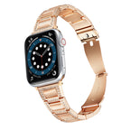 Women's Opal Diamond Fashion Metal Strap