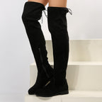 Plus Size Boots Women Over The Knee High Top Martin Boots