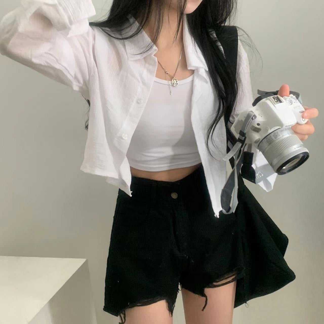 Striped Shirt Women's Long Sleeve Sun Protection Shirt