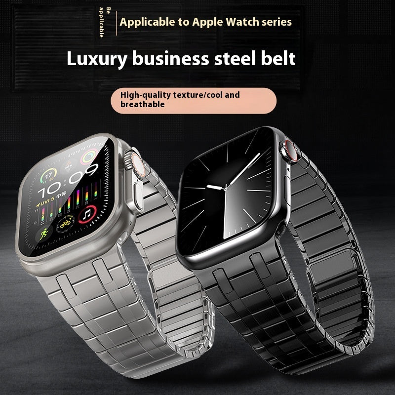 Suitable For Iwatch Strap Metal Stainless Steel Magnetic Suction S9