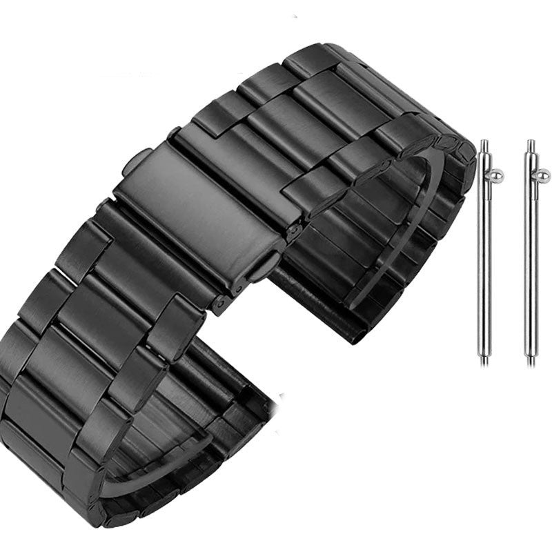 Three Beads Stainless Steel Strap Solid Metal