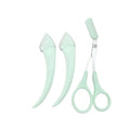Eyebrow Trimming Knife With Comb Curved Moon Small Beauty Supplies Gadgets