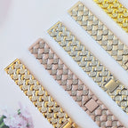 New Applicable Watch Metal Strap Fish Scale Pattern Diamond