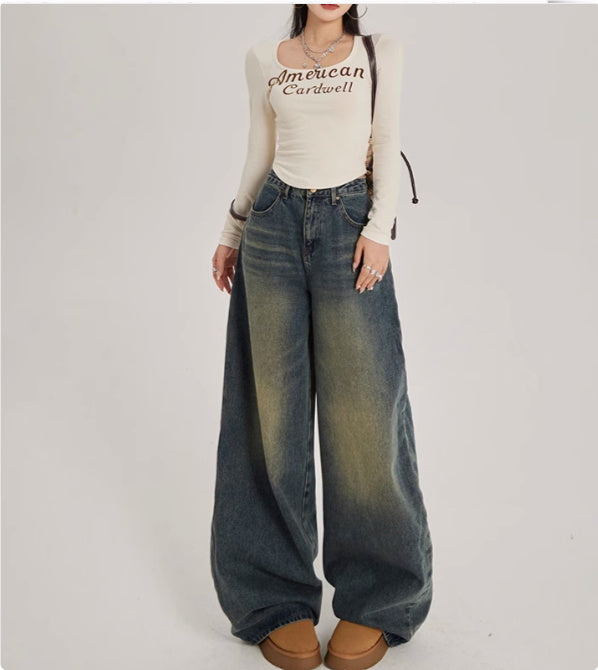 High Waisted Wide Leg Jeans For Women
