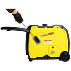 Super Quiet Inverter Generator 4500w Portable Generator Electric Start, Foldable Handle With Wheel,212cc 4 Stroke CARB EPA Compliant