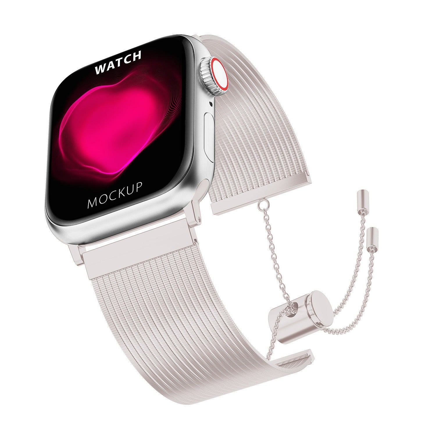 Suitable For IwatchS9 Tassel Metal Chain Strap Stainless Steel Wristband